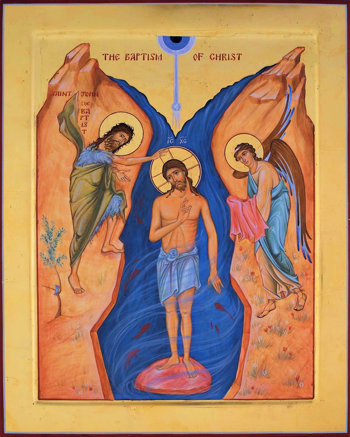 baptism of christ icon