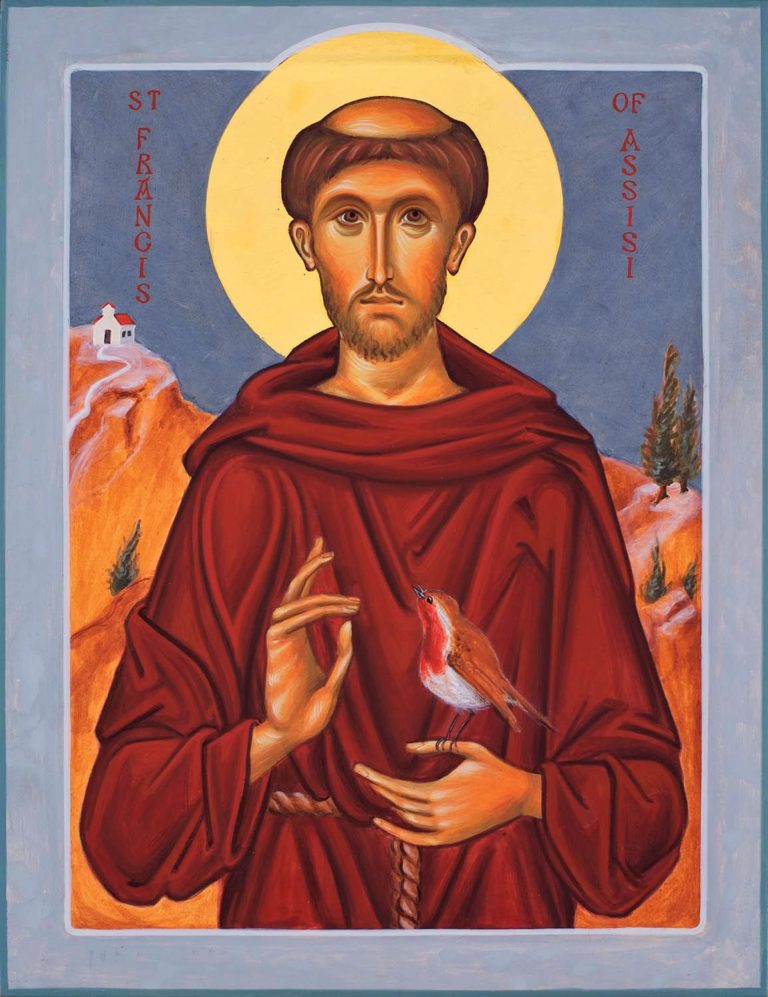 Saint Francis of Assisi - Lisa Abbott Sacred icons