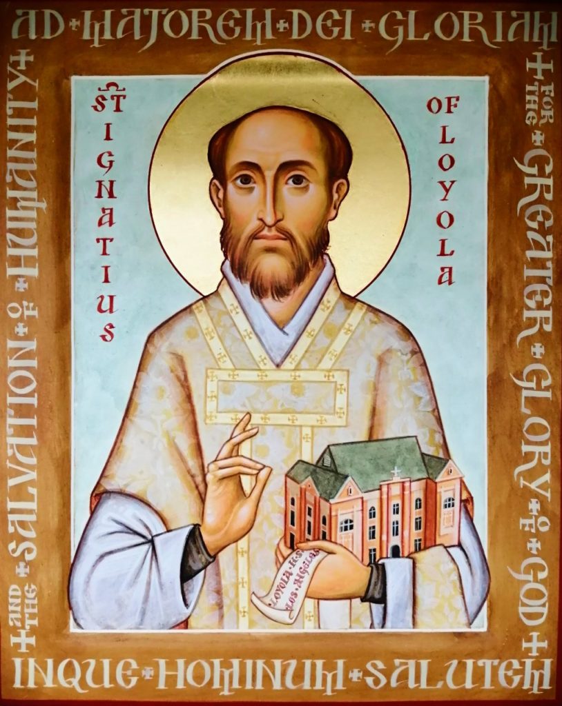 Saint Ignatius of Loyola Lisa Abbott Sacred icons